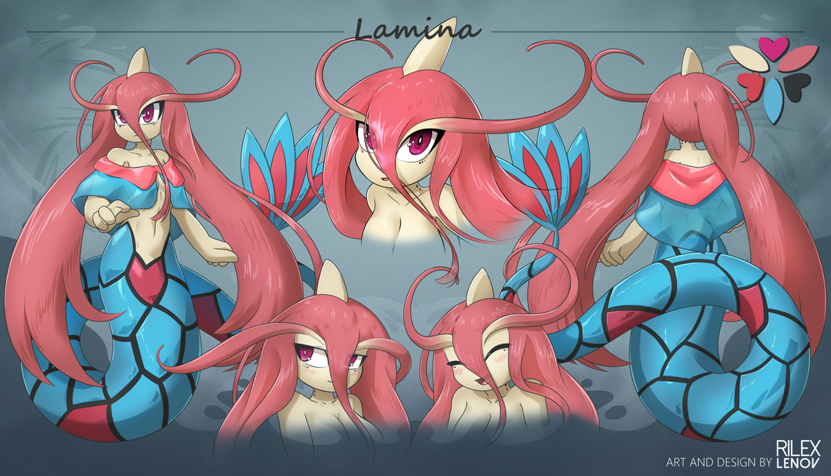 This is a pixiv picture whose title is Lamina ref sheet!.