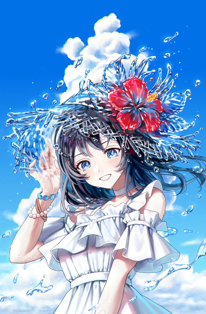 This is a pixiv picture whose title is 夏.