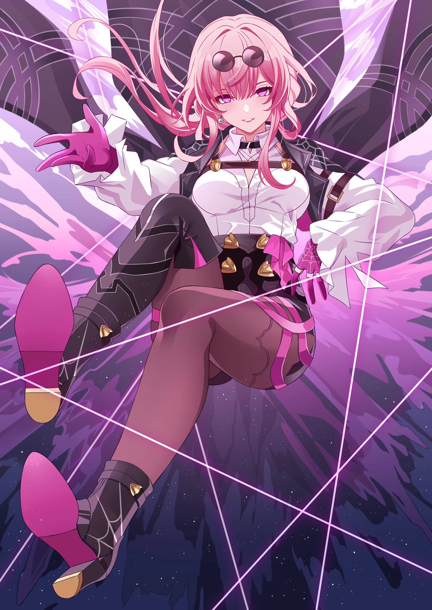 This is a pixiv picture whose title is 卡芙卡.
