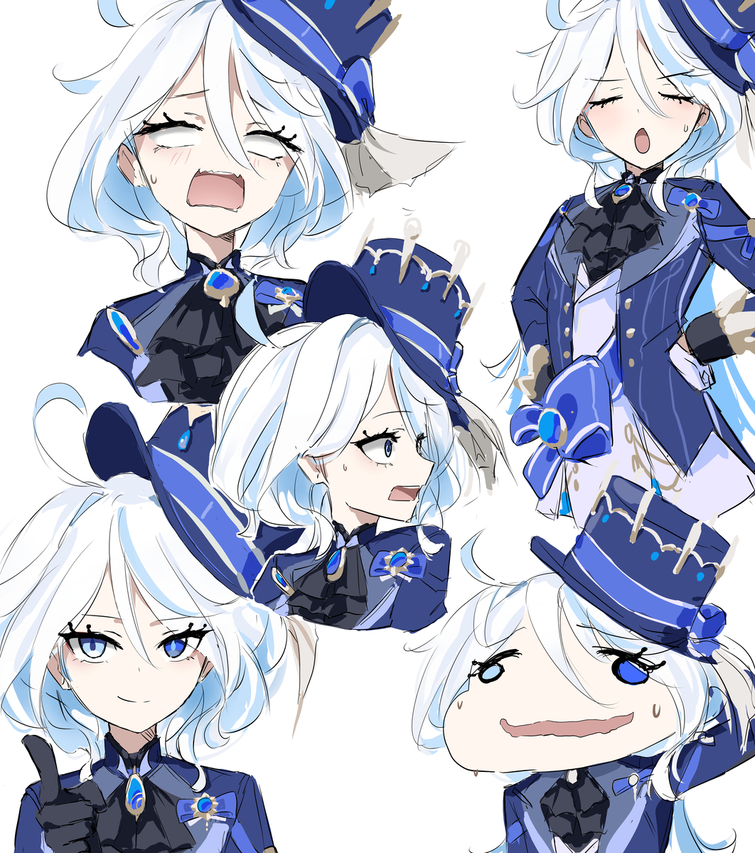 This is a pixiv picture whose title is Furina's variant.