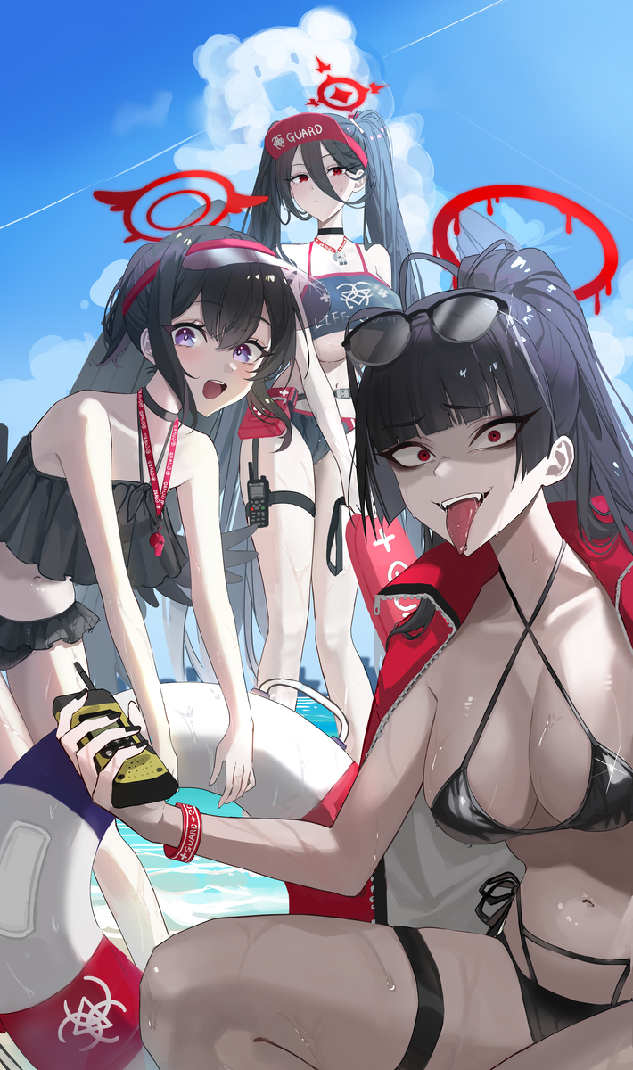 This is a pixiv picture whose title is 正義実現委員会.
