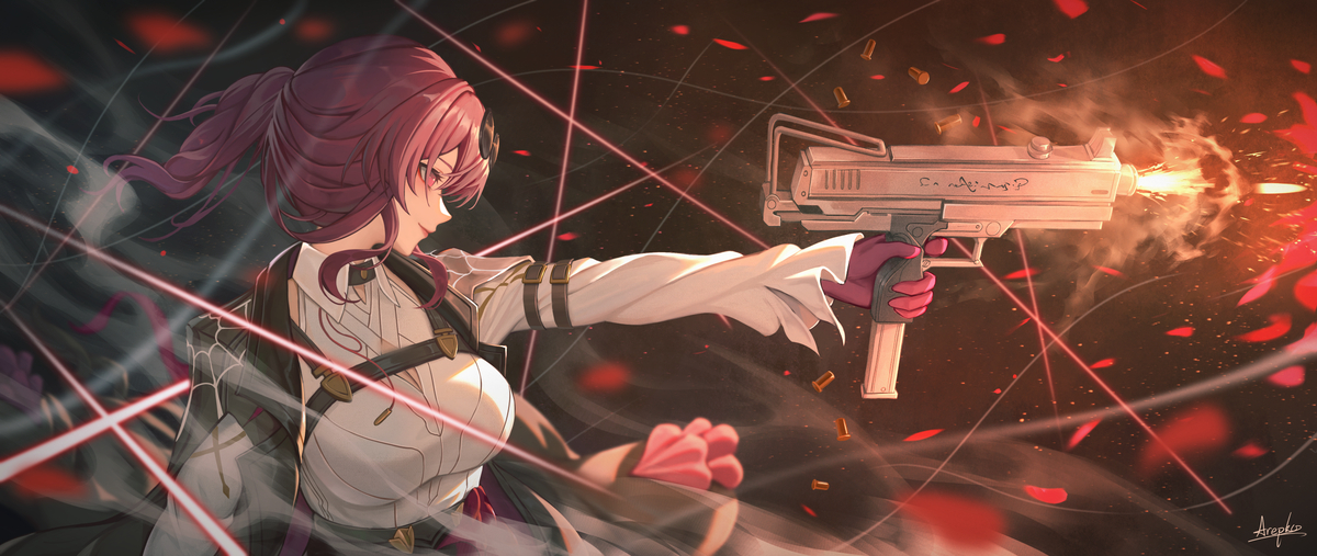 This is a pixiv picture whose title is 卡芙卡~.