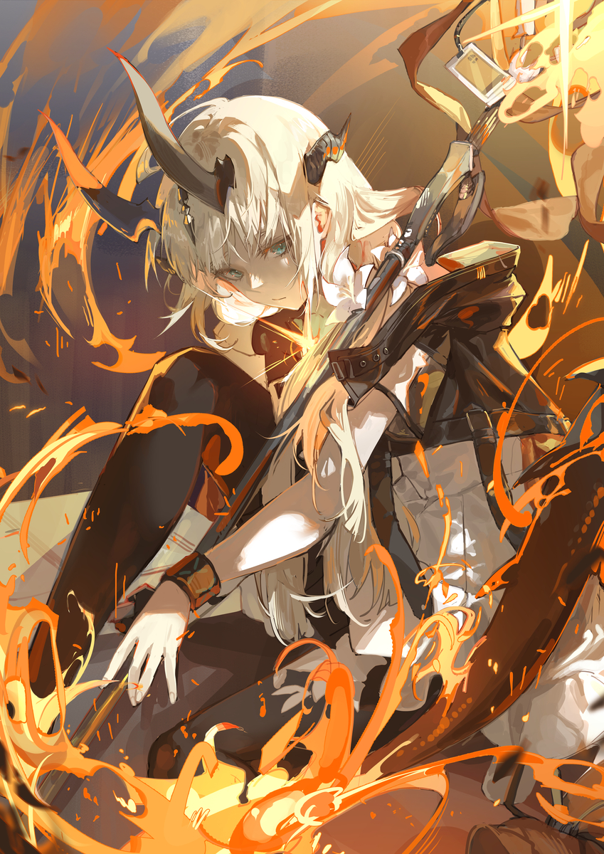 This is a pixiv picture whose title is Reed the Flame Shadow.