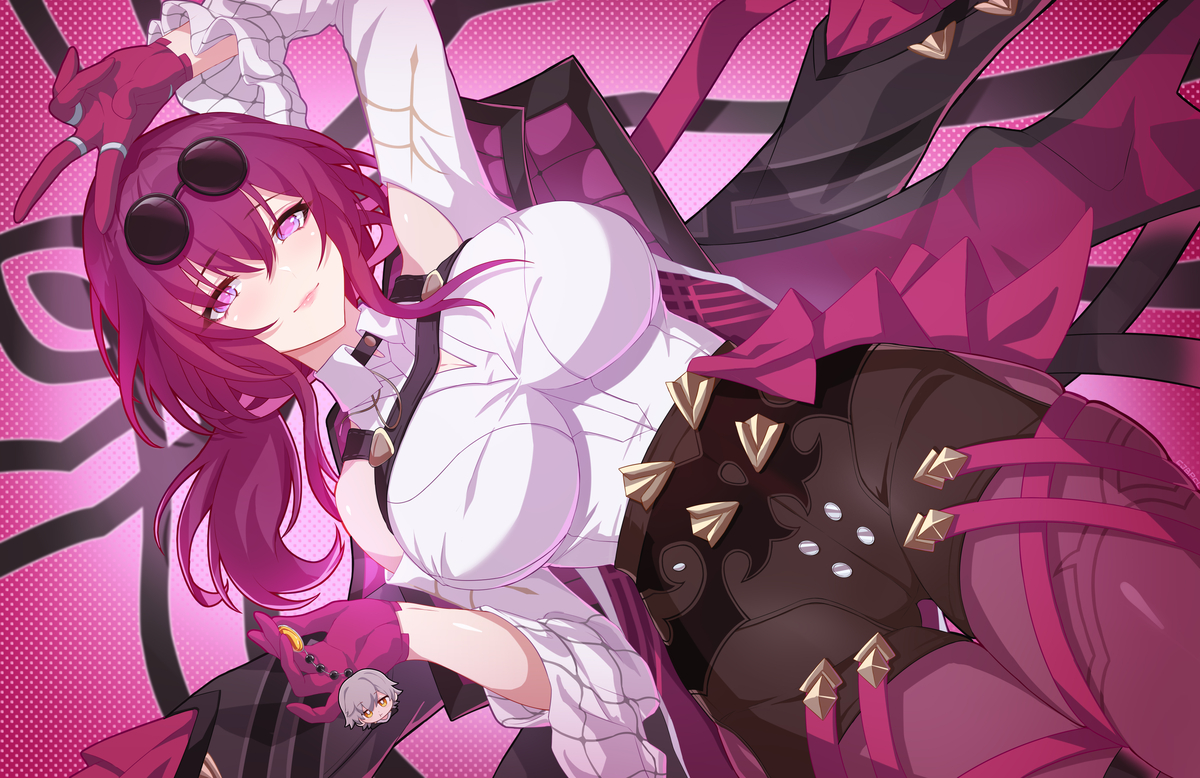 This is a pixiv picture whose title is 卡芙卡.
