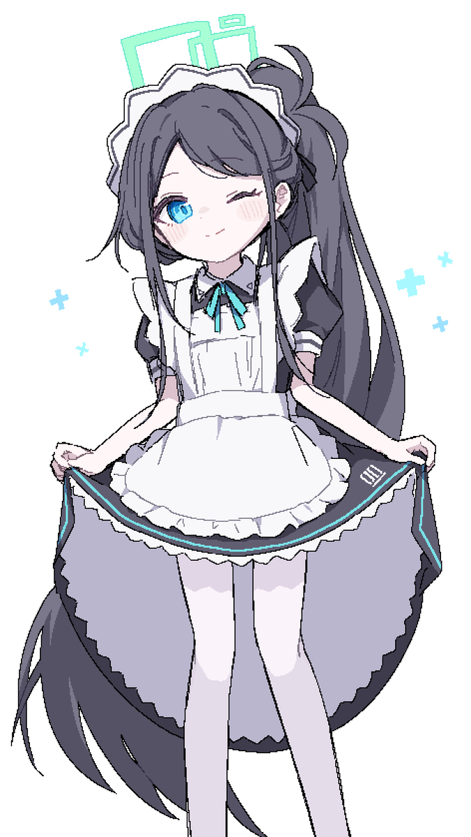 This is a pixiv picture whose title is メイド！.