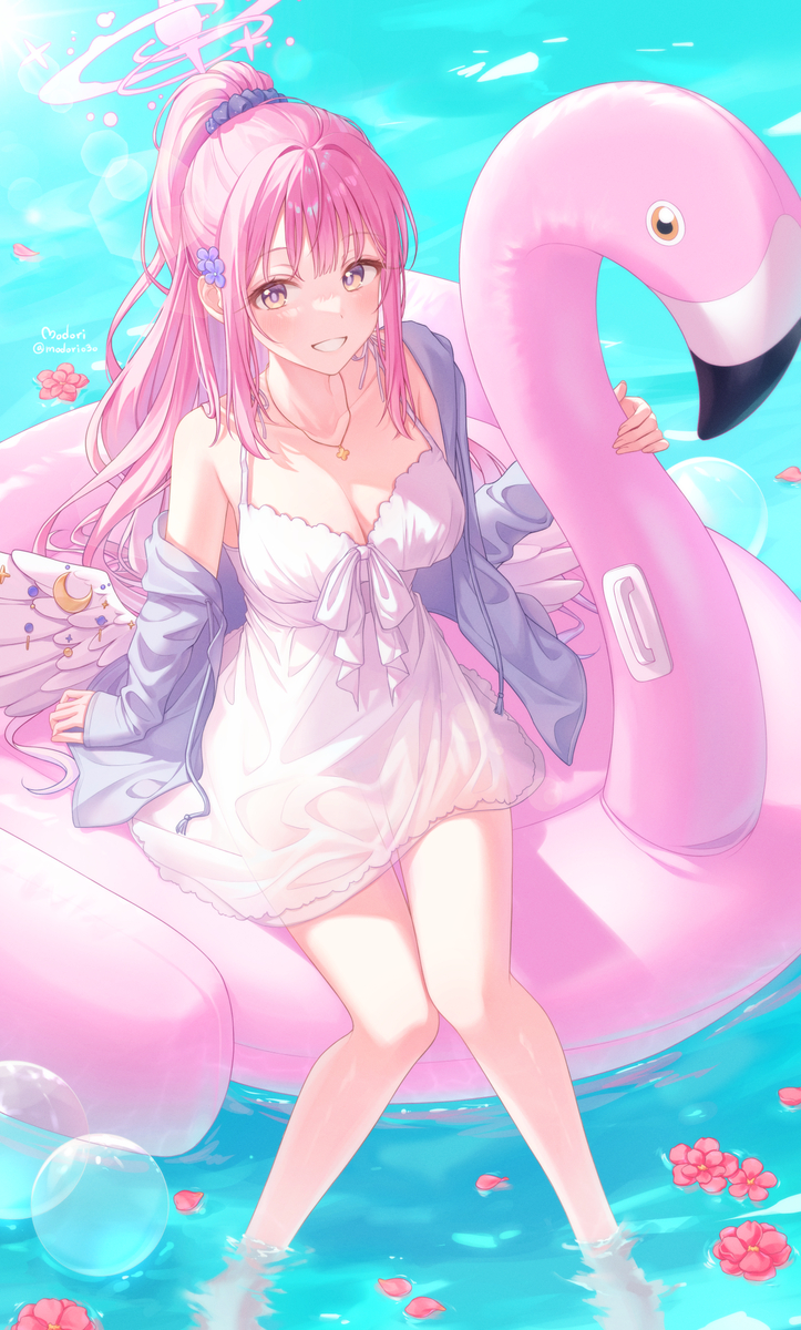 This is a pixiv picture whose title is 聖園ミカ.