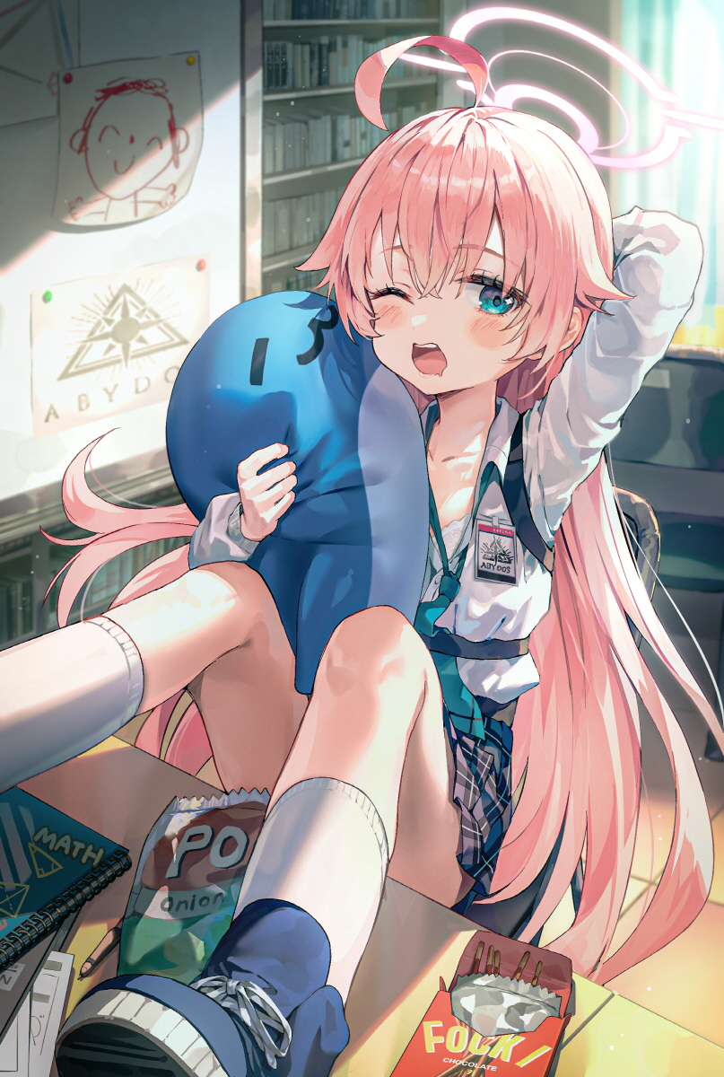 This is a pixiv picture whose title is 小鳥遊ホシノ.