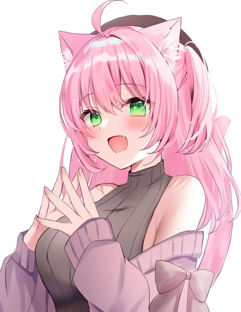 This is a pixiv picture whose title is nya.