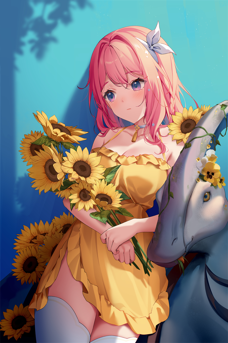 This is a pixiv picture whose title is 夏 🌻.