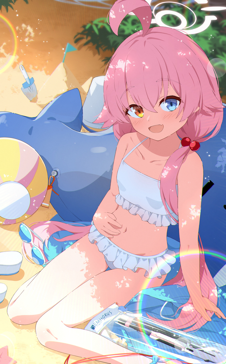 This is a pixiv picture whose title is ここは涼しよ、先生~.