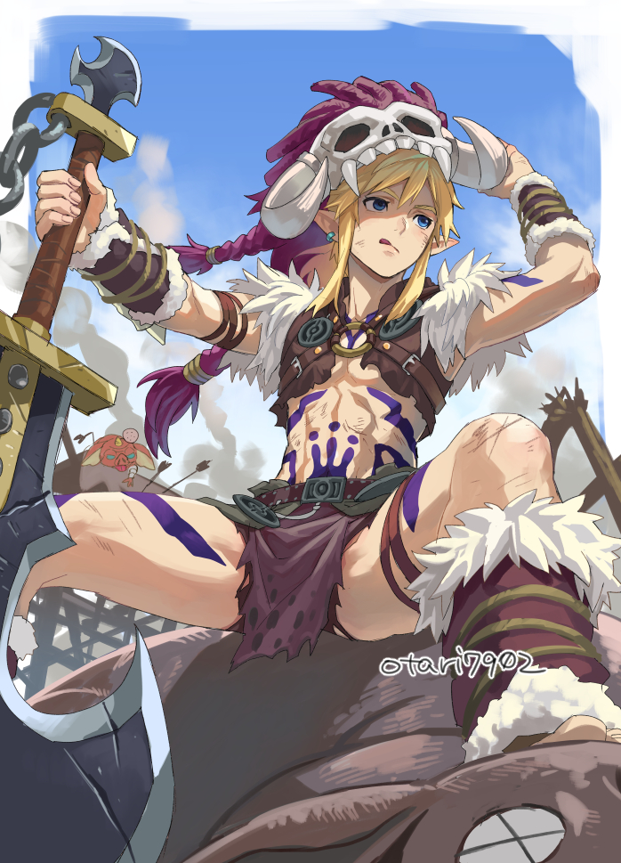 This is a pixiv picture whose title is ブレワイとティアキン.