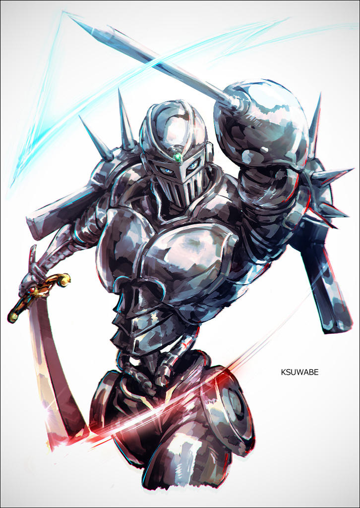 This is a pixiv picture whose title is シルバーチャリオッツ＆アヌビス神.