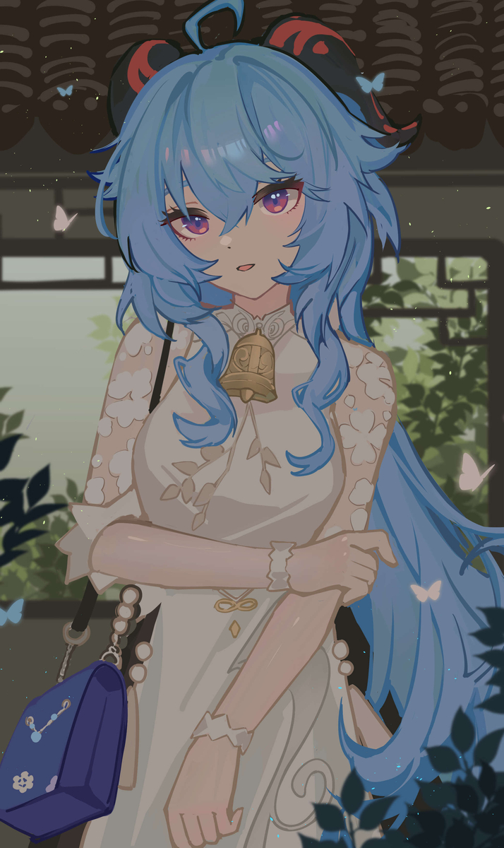 This is a pixiv picture whose title is day55 甘雨.