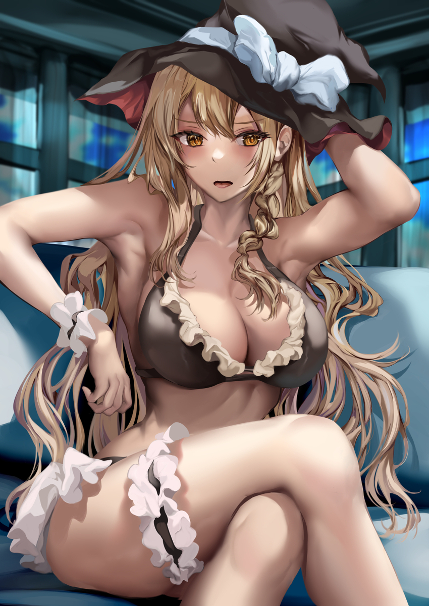 This is a pixiv picture whose title is 「おい、どこ見てるんだ…💢」.