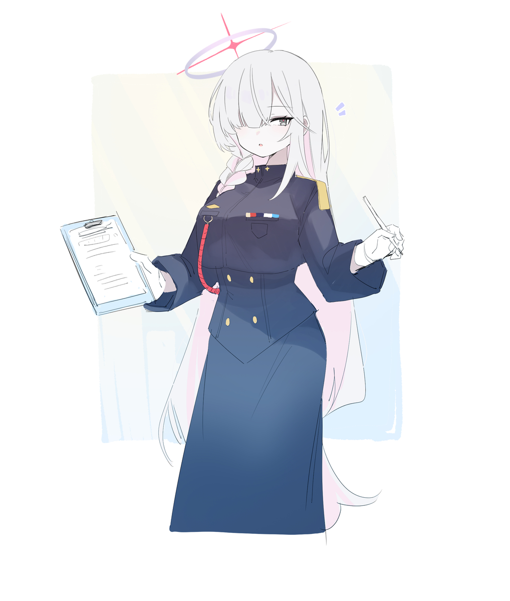 This is a pixiv picture whose title is 連邦生徒会長プラナ.