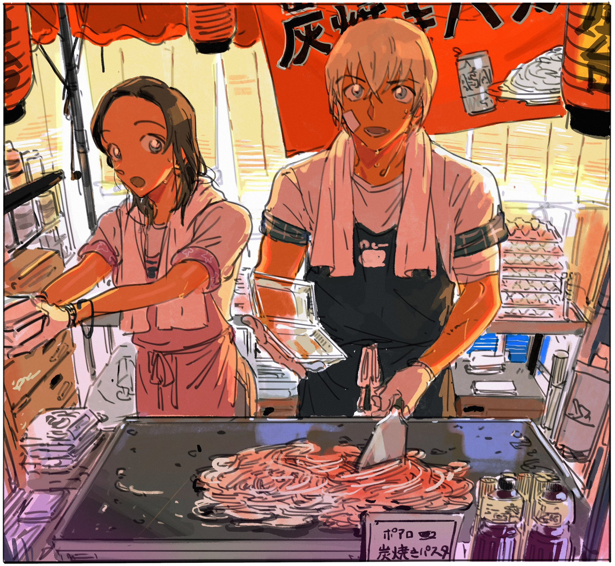 This is a pixiv picture whose title is あむあず7.