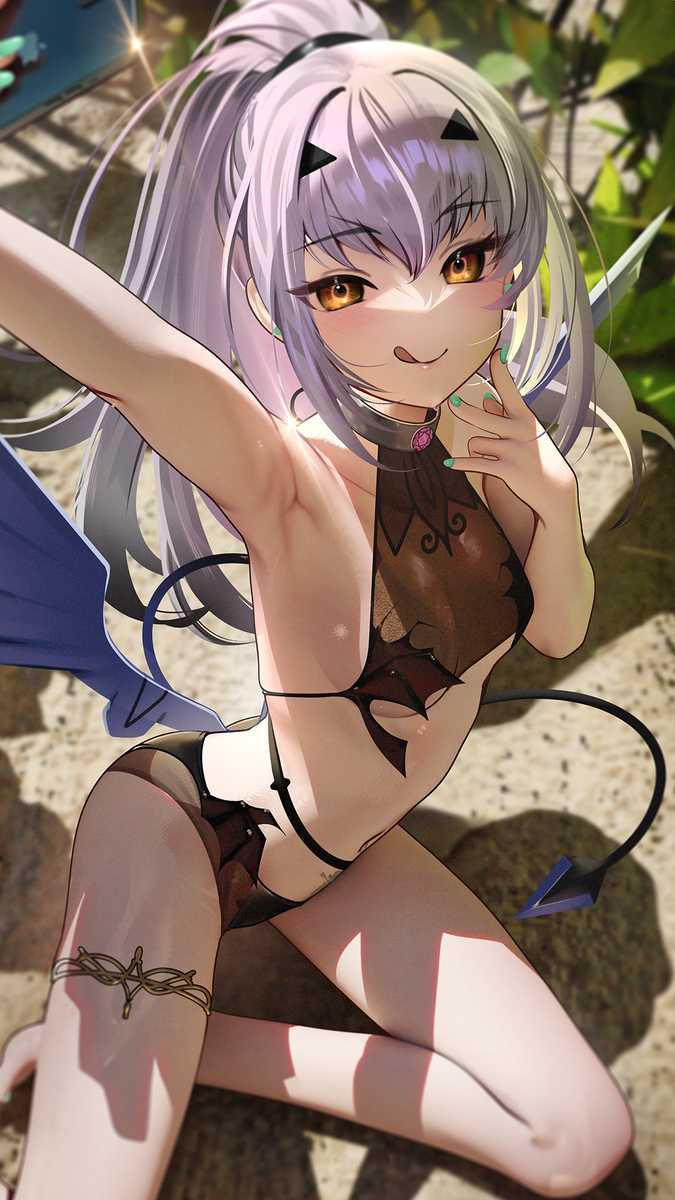 This is a pixiv picture whose title is 小悪魔メリュジーヌ.