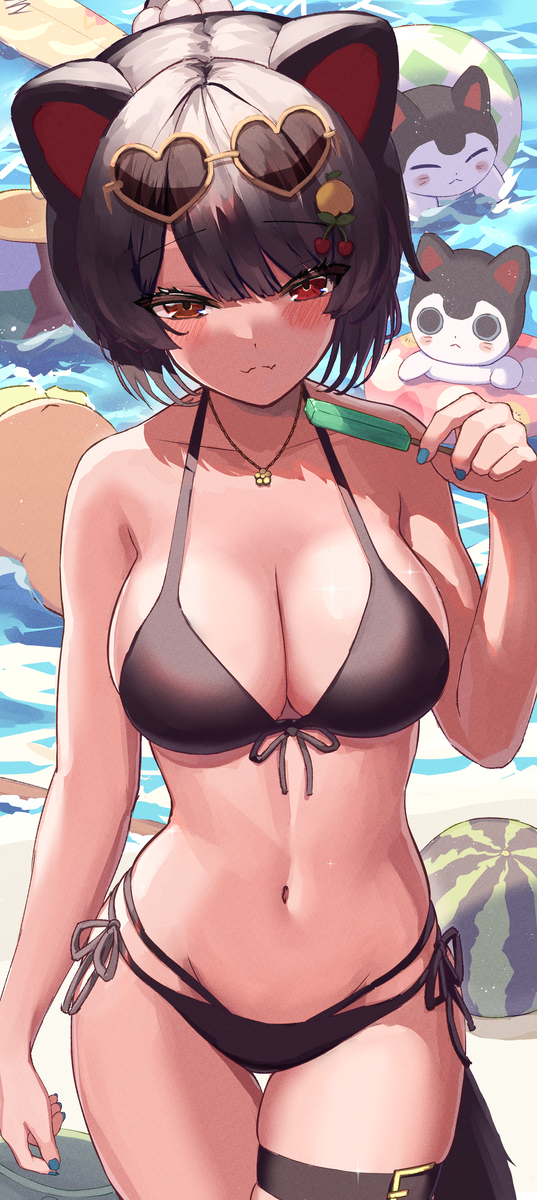 This is a pixiv picture whose title is ふ～ん.