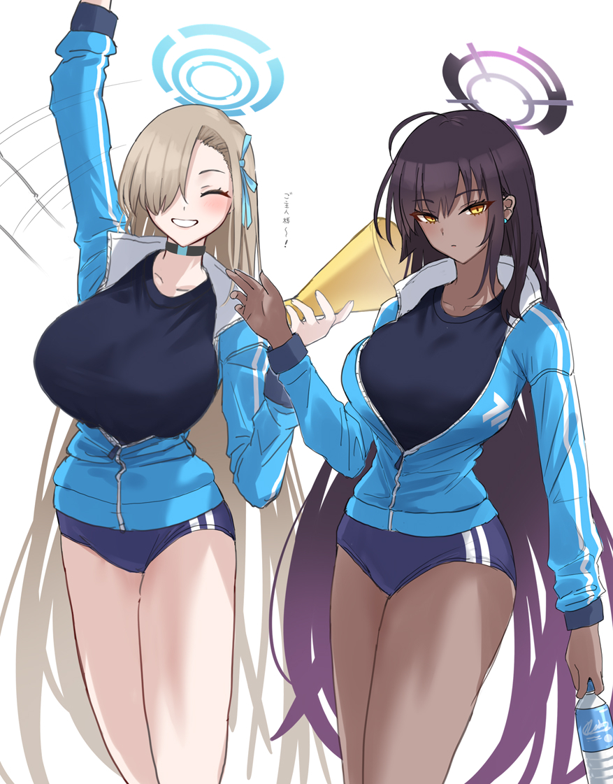 This is a pixiv picture whose title is ブルアカらくがき.