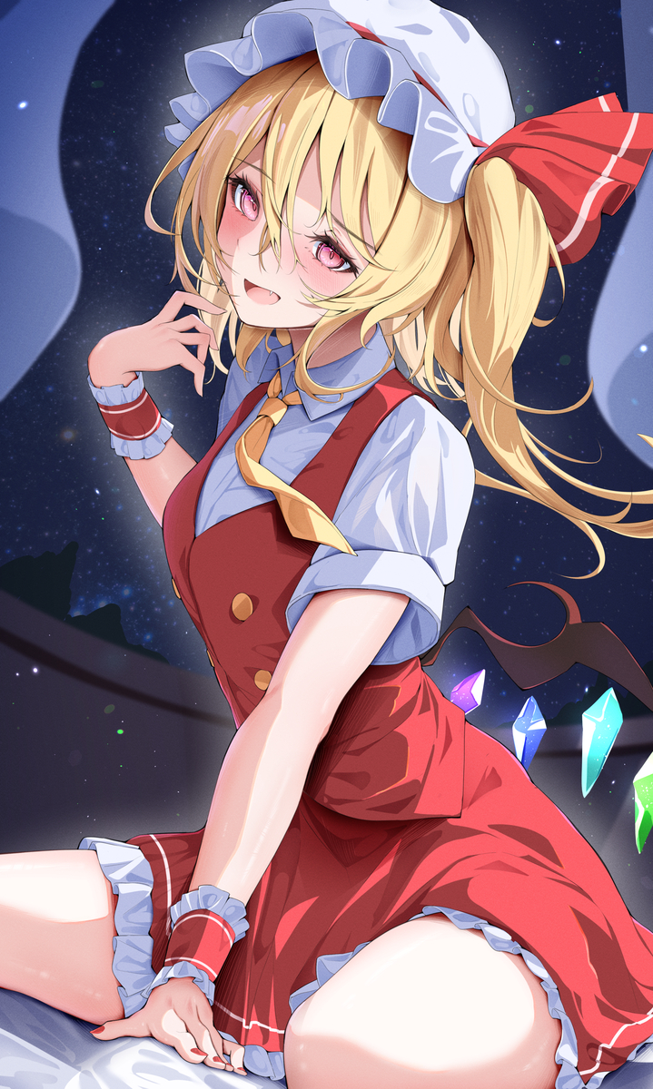 This is a pixiv picture whose title is flandre.
