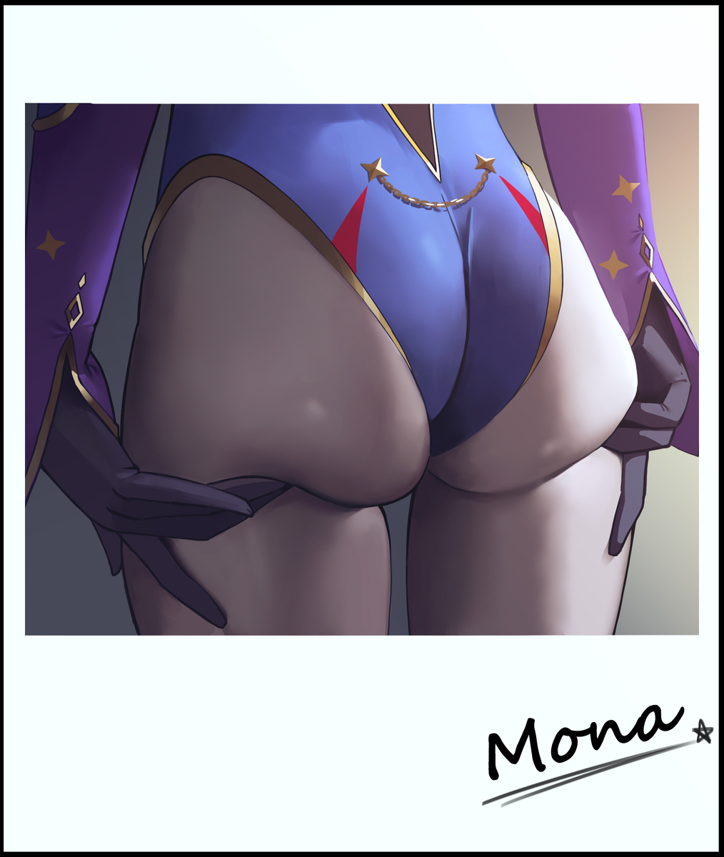 This is a pixiv picture whose title is Mona★.