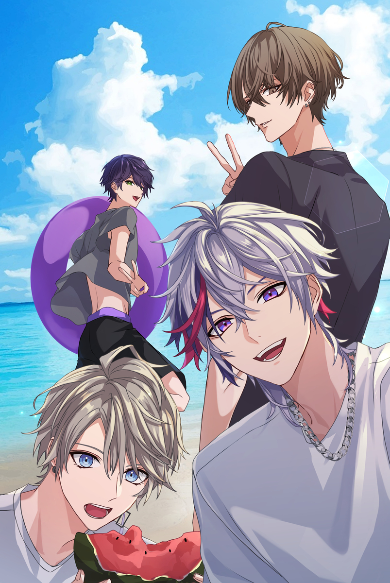 This is a pixiv picture whose title is 夏おわっちゃうね.