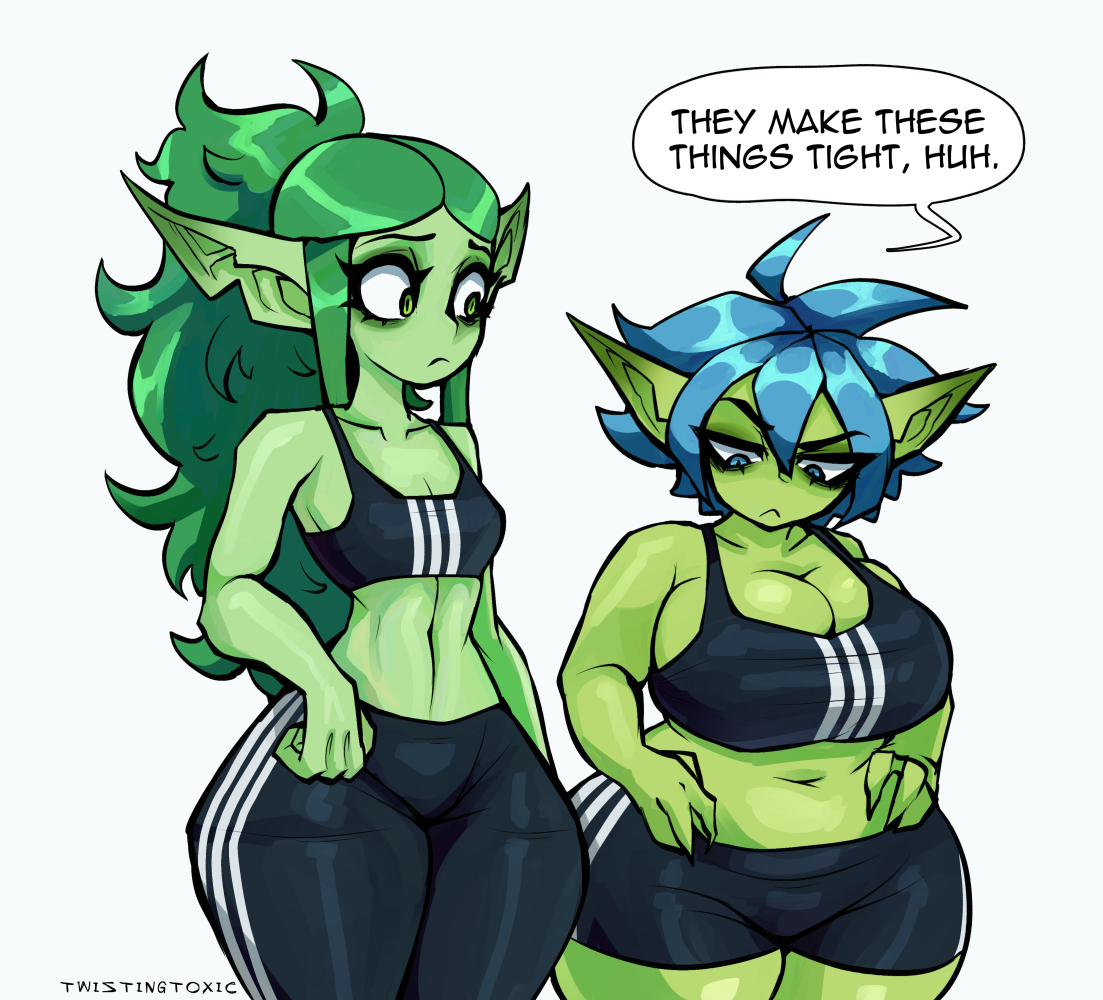 This is a pixiv picture whose title is Sports Bras.