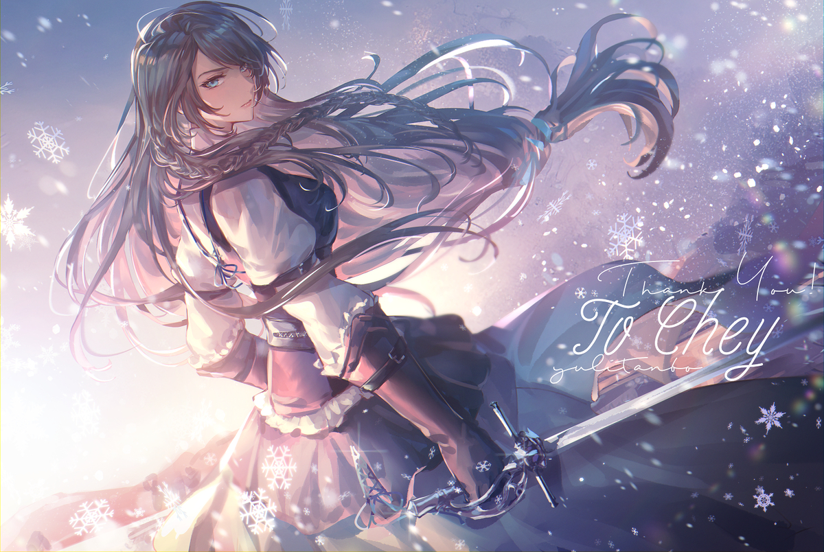 This is a pixiv picture whose title is 初雪.