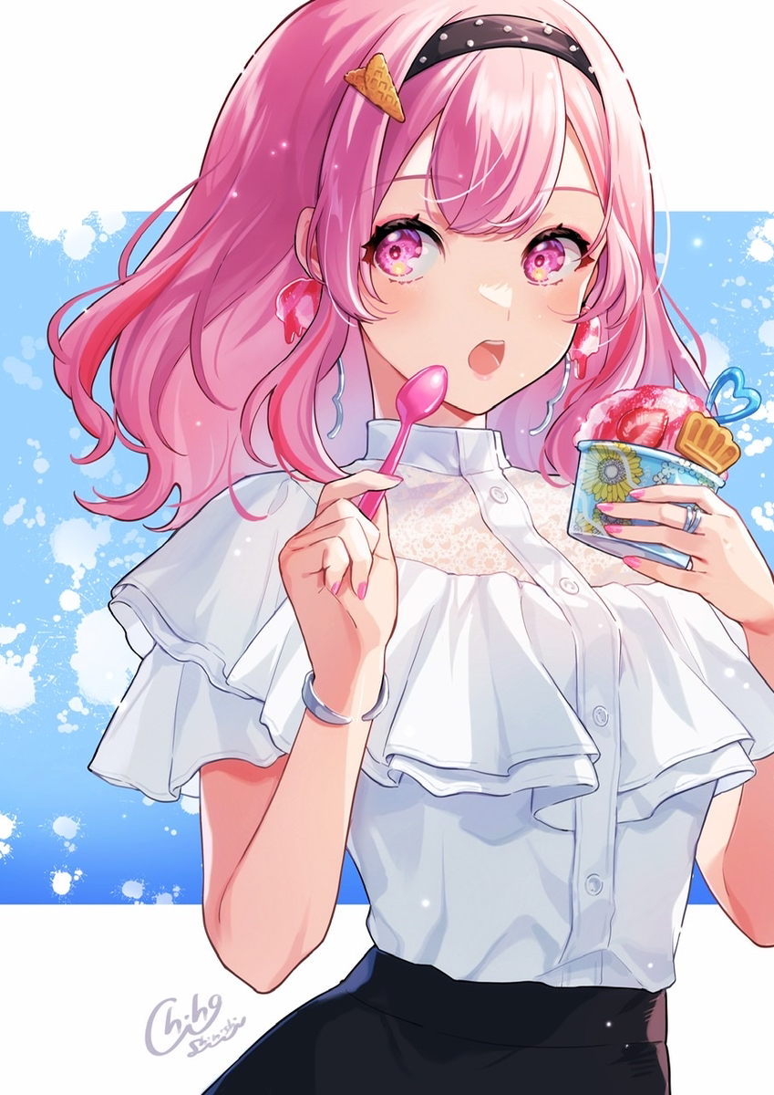 This is a pixiv picture whose title is ストロベリー派.