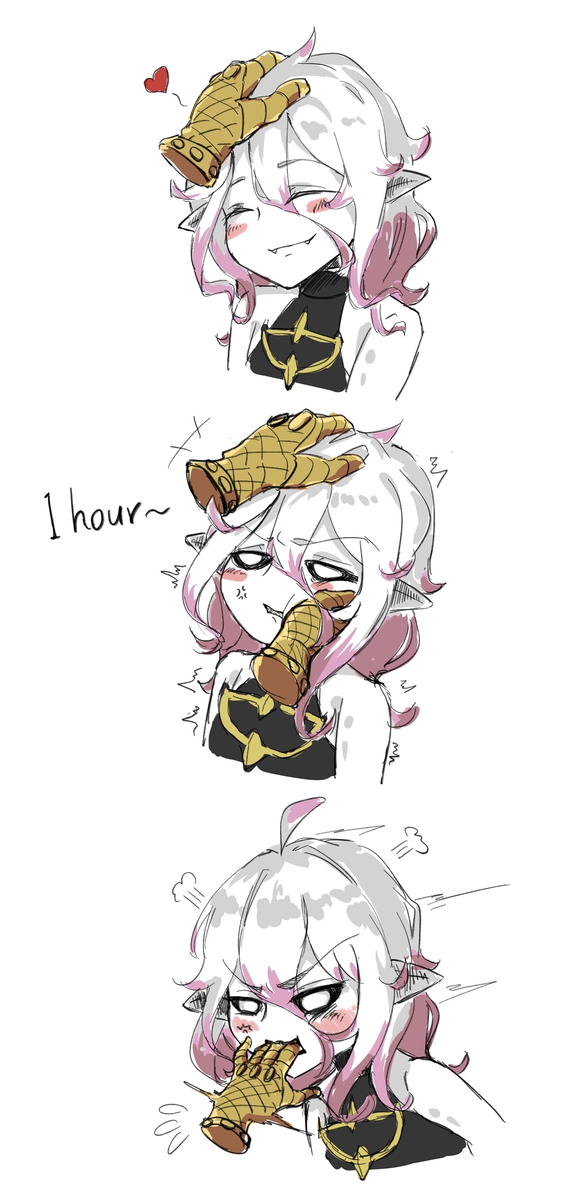 This is a pixiv picture whose title is 盘过头了.