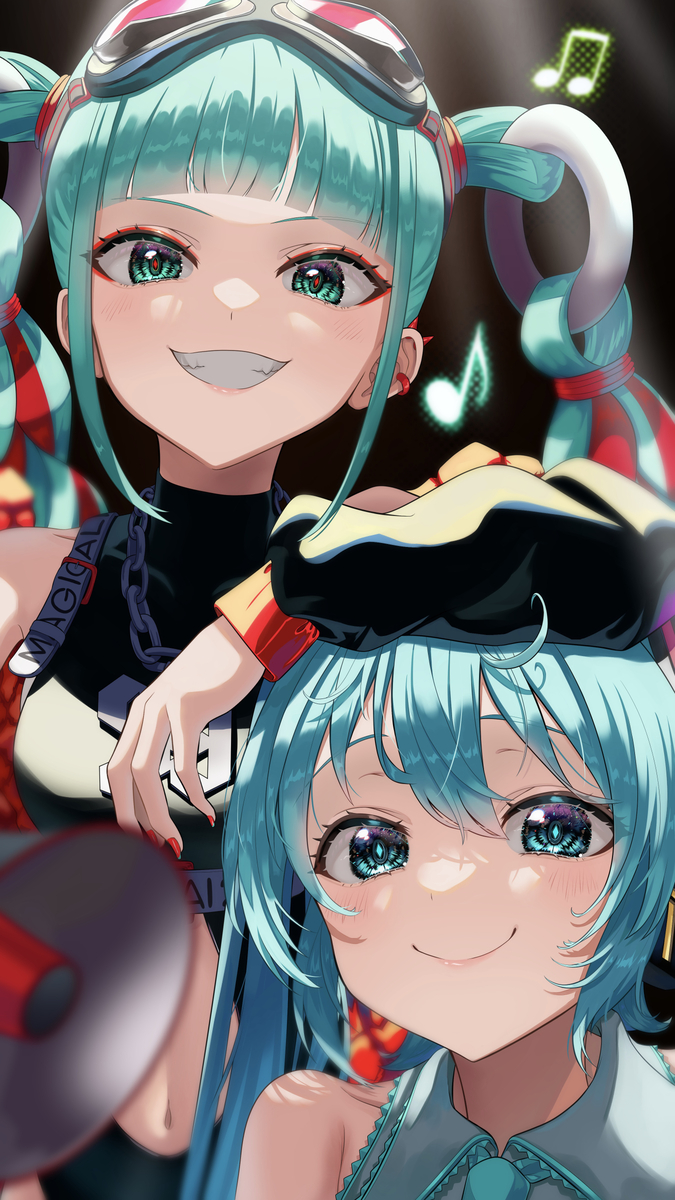 This is a pixiv picture whose title is 初音ミク×マジカルミライ2023.