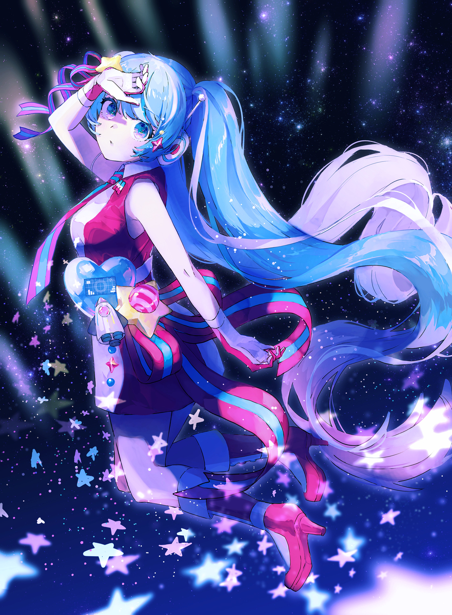 This is a pixiv picture whose title is サヨナラも初めましても一緒に謳おうよ、未来を.