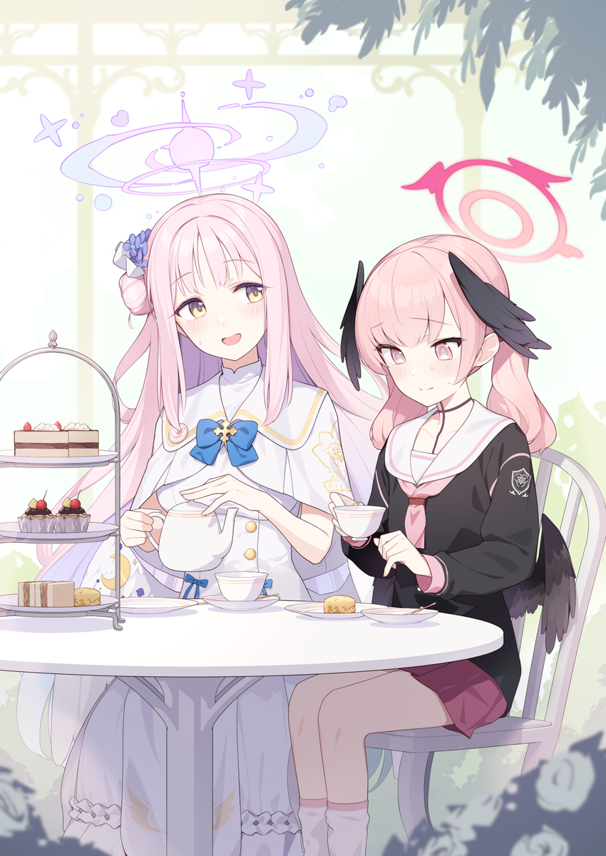 This is a pixiv picture whose title is ミカ様とコハルちゃん.