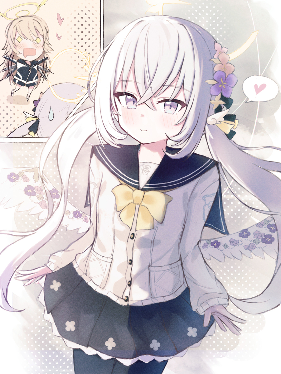 This is a pixiv picture whose title is 衣装チェンジのアズサちゃん♡.