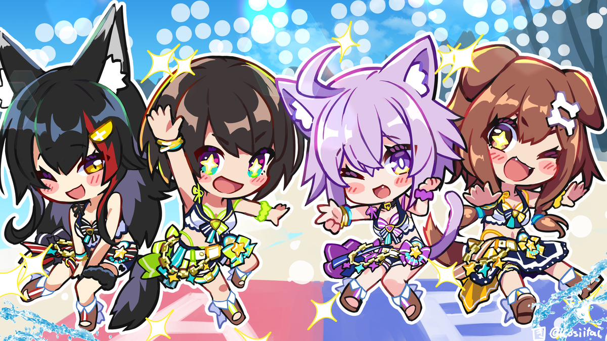 This is a pixiv picture whose title is ライブよかったねぇ！.