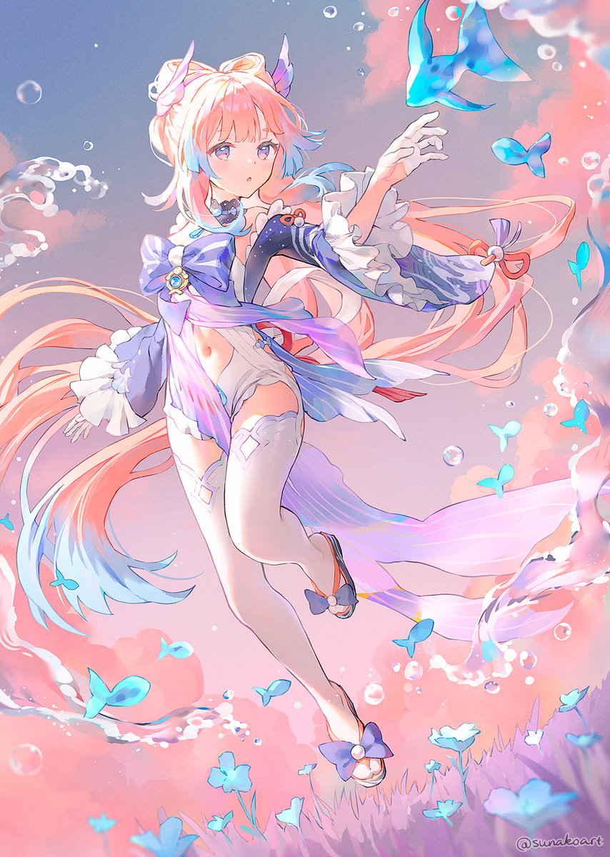 This is a pixiv picture whose title is Kokomi.