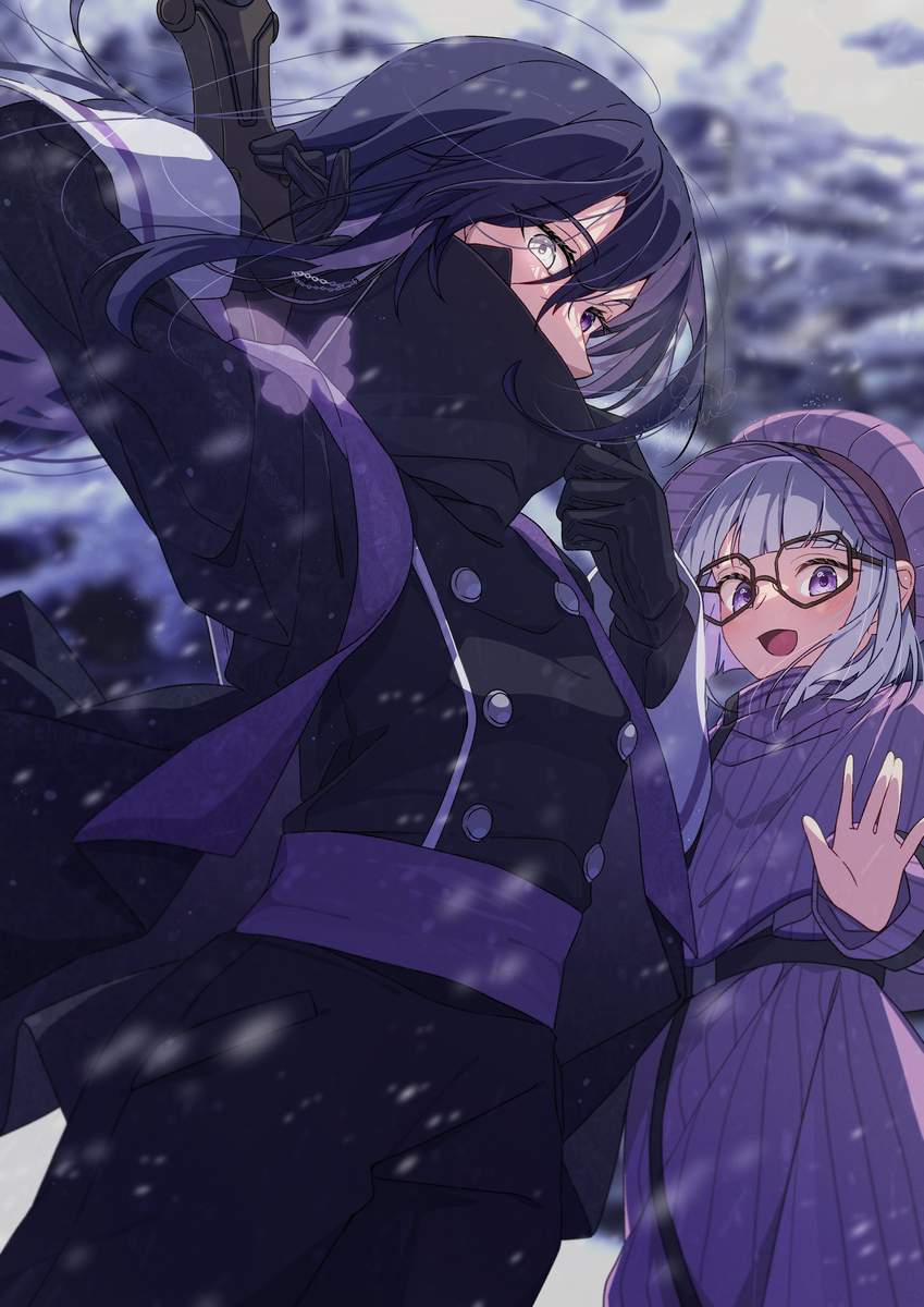 This is a pixiv picture whose title is 最果ての牢獄.