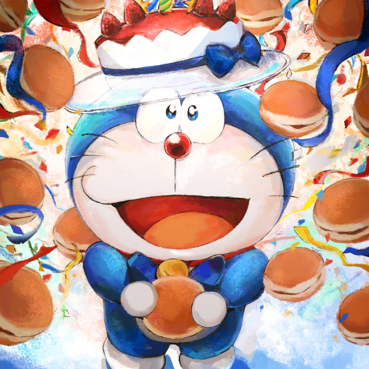 This is a pixiv picture whose title is ドラ誕2023.