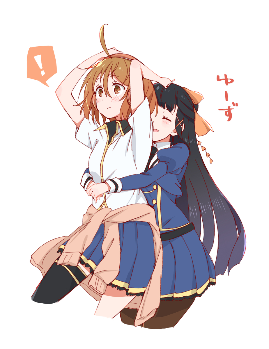 This is a pixiv picture whose title is 川村楪様と月岡椛様らくがき36.