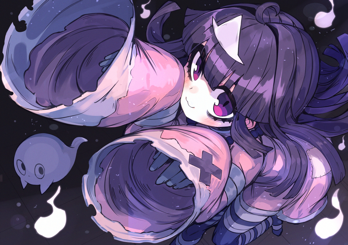 This is a pixiv picture whose title is 👻.