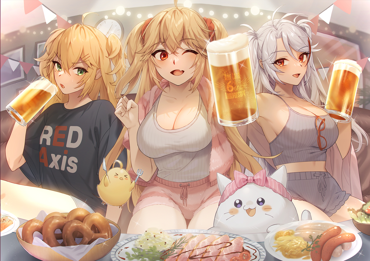 This is a pixiv picture whose title is Prost！.