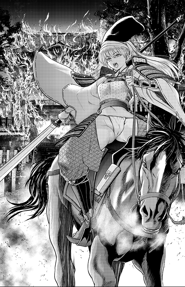 This is a pixiv picture whose title is 甲冑ふんどしシリーズ３.
