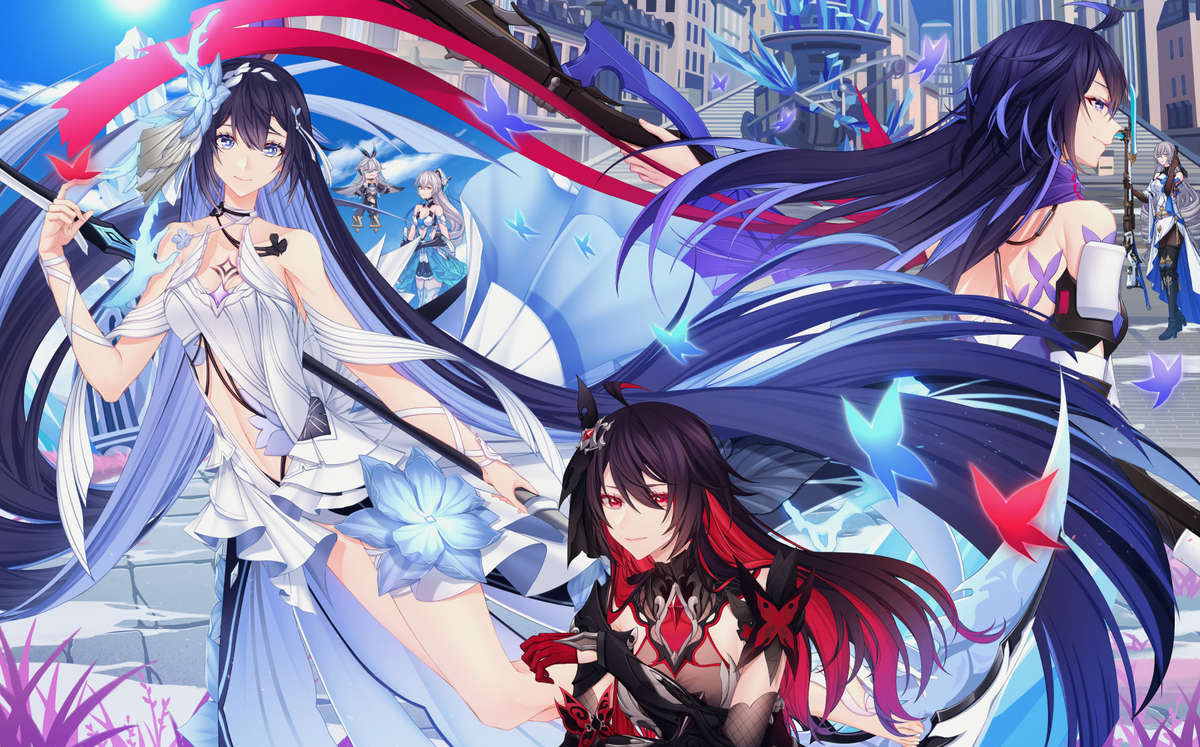 This is a pixiv picture whose title is The other me.