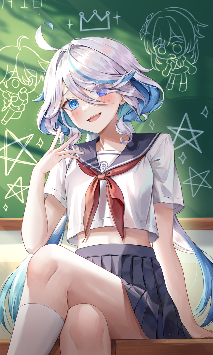 This is a pixiv picture whose title is Furina.
