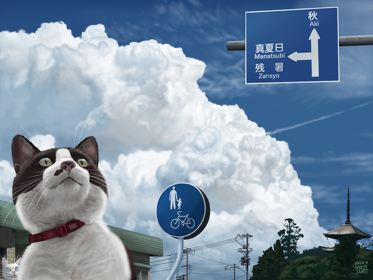 This is a pixiv picture whose title is 今年の夏は暑かったねぇ.