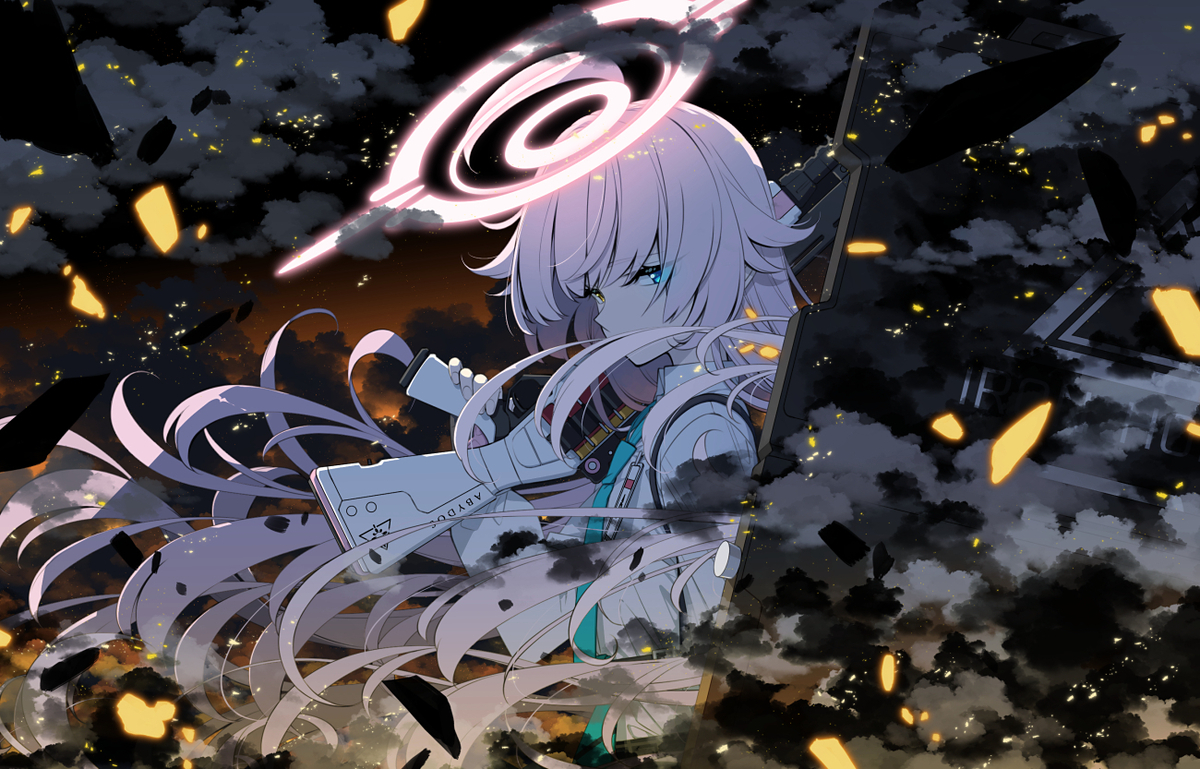 This is a pixiv picture whose title is 小鳥遊ホシノ.