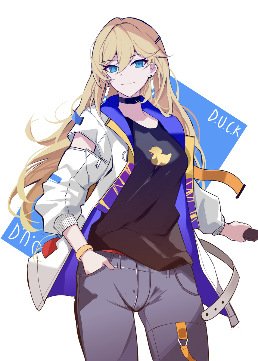 This is a pixiv picture whose title is 🦆.