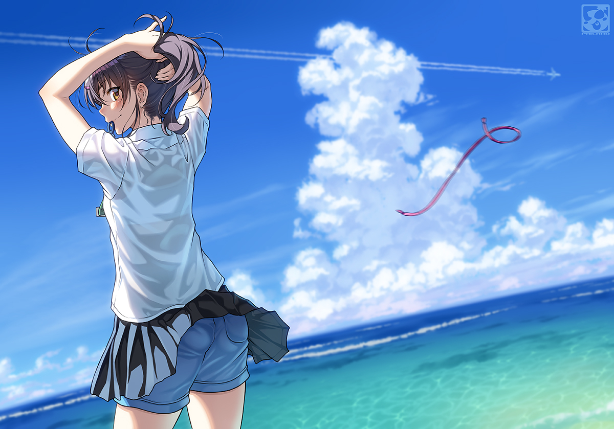 This is a pixiv picture whose title is 南の島より残暑お見舞い申し上げます。.