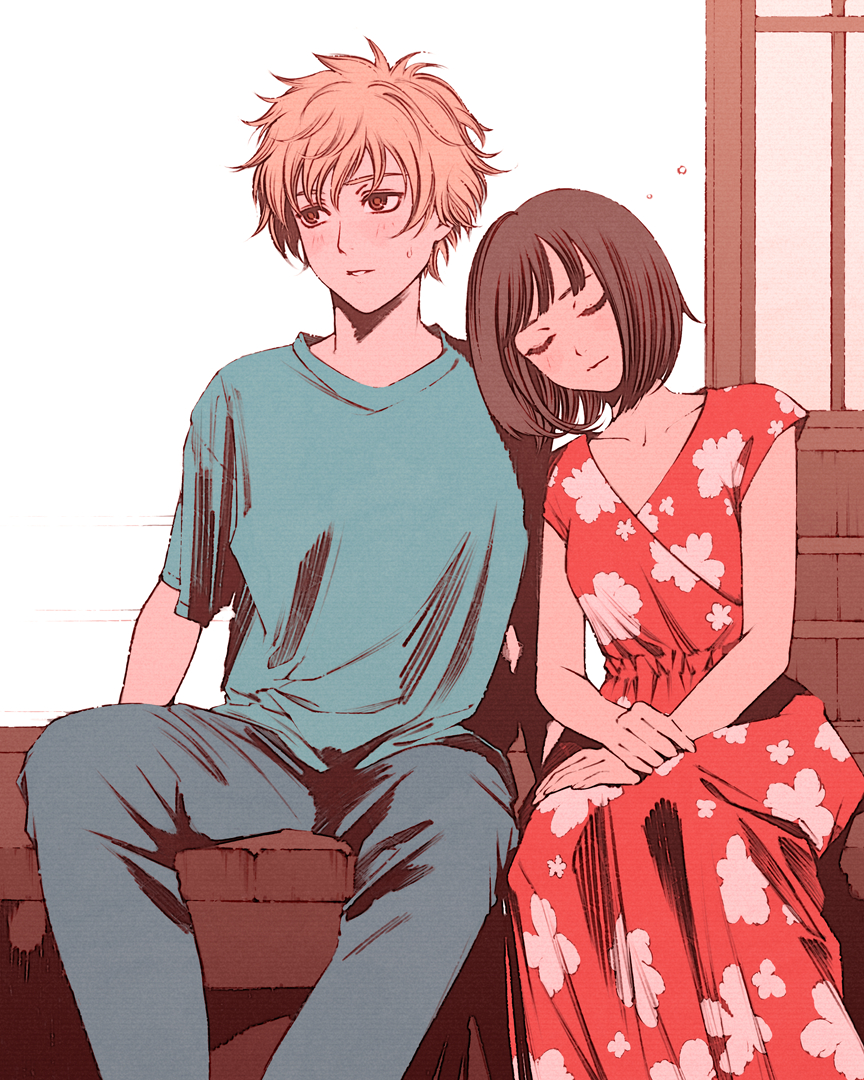 This is a pixiv picture whose title is スキップとローファー.