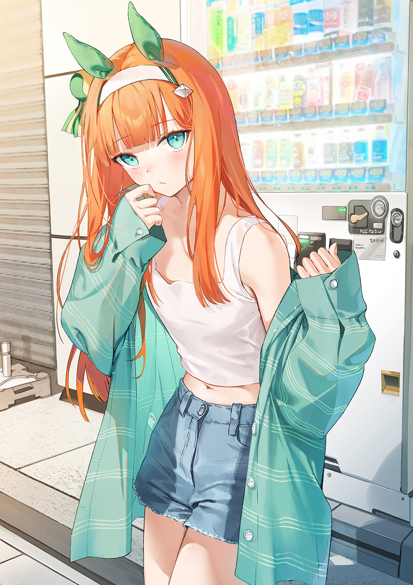 This is a pixiv picture whose title is サイレンススズカ.